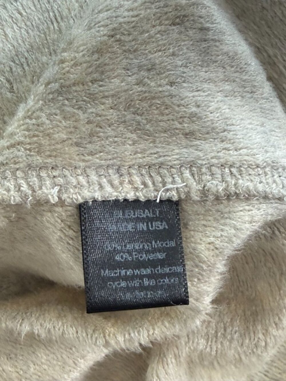 Bleusalt Men's The Big Rock Blazer 3-Button Soft Modal Blend EUC USA Size 4 / XL - Picture 7 of 9
